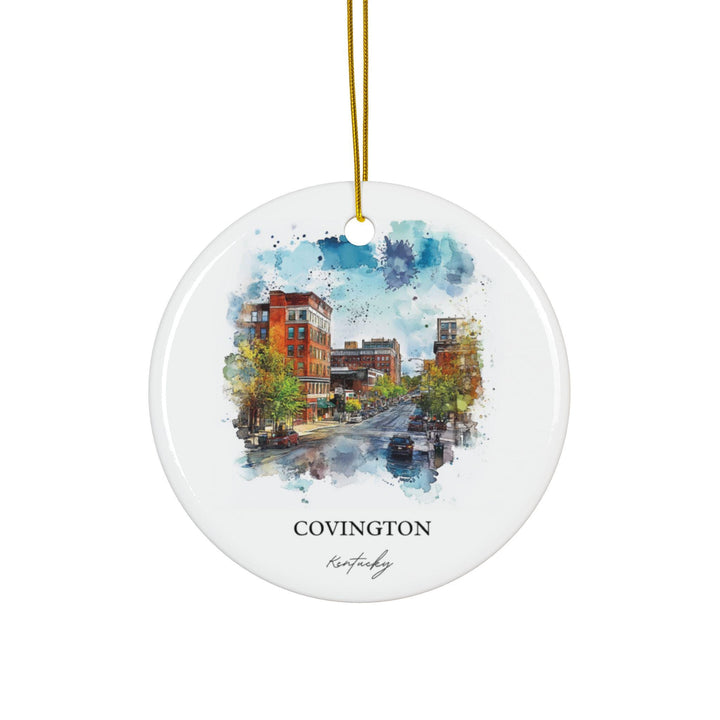 Covington Kentucky Ornament: Unique Covington KY Souvenir, Covington KY Xmas Decor, and Authentic Kentucky Gift