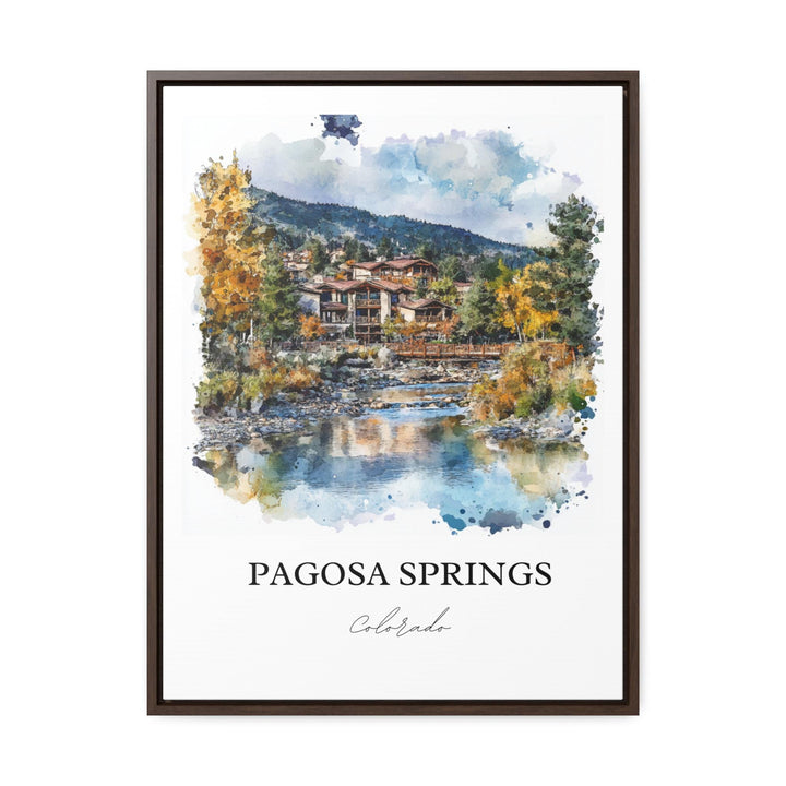 Pagosa Springs Wall Art, San Juan Mountains Print, Colorado Artwork, Pagosa Springs CO Gift, Travel Print, Travel Poster, Housewarming Gift