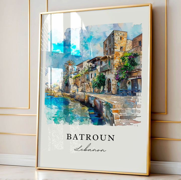 Batroun Wall Art - Lebanon Print