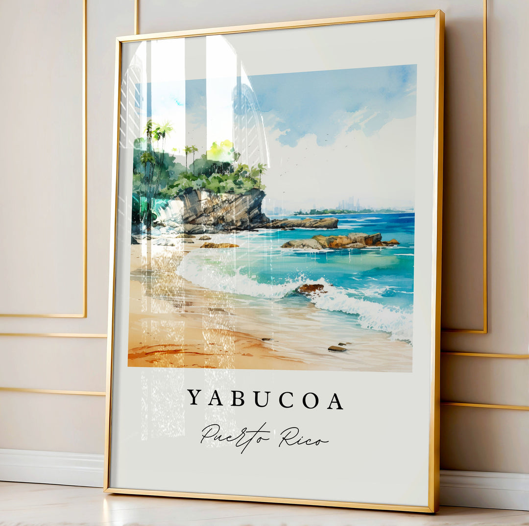 Yabucoa PR wall art - Puerto Rico, Yabucoa poster print, Yabucoa Puerto Rico gift, Birthday present, Custom Text, Perfect Gift