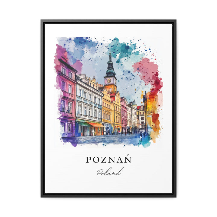 Poznan Poland Wall Art, Poznan Print, Western Poland Watercolor Art, Warta River Gift,