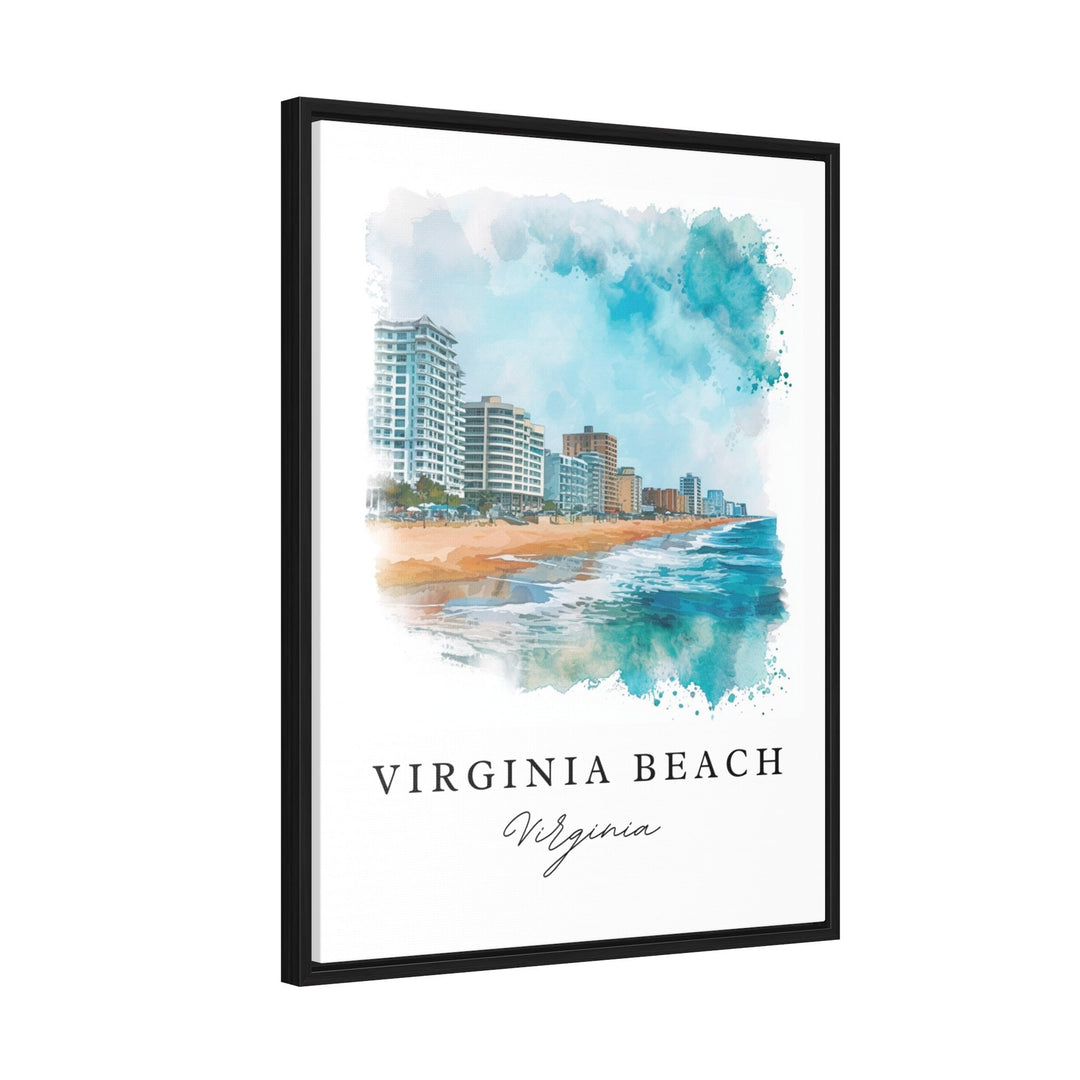 Virginia Beach wall art - Virginia, Virginia Beach print, VA Beach Wedding gift, Birthday present, Custom Text, Perfect Gift