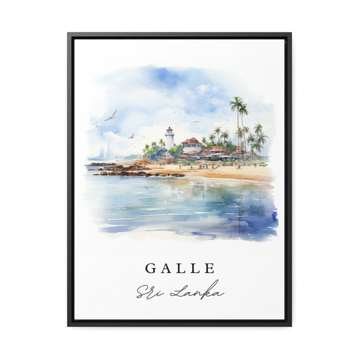 Galle Sri Lanka Wall Art, Galle Print, Galle Watercolor Art, Galle Sri Lanka Gift, Sri Lanka