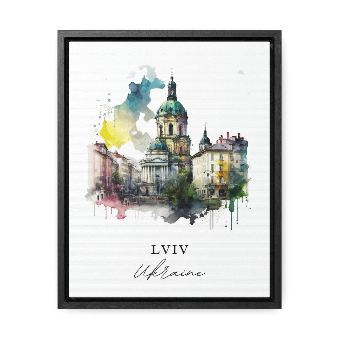 Lviv Ukraine wall art - Ukraine, Lviv poster, Lviv Wedding gift, Birthday present, Custom Text, Personalised Gift