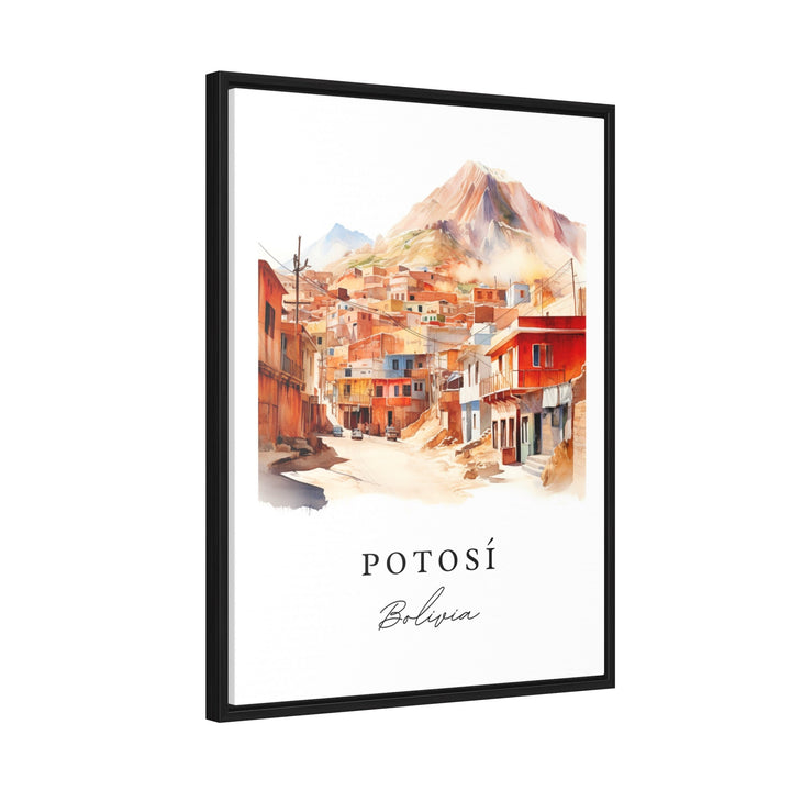 Potosi wall art - Bolivia, Potosi poster print, Potosi Bolivia gift, Birthday present, Potosi Bolivia - Custom Text, Perfect Gift