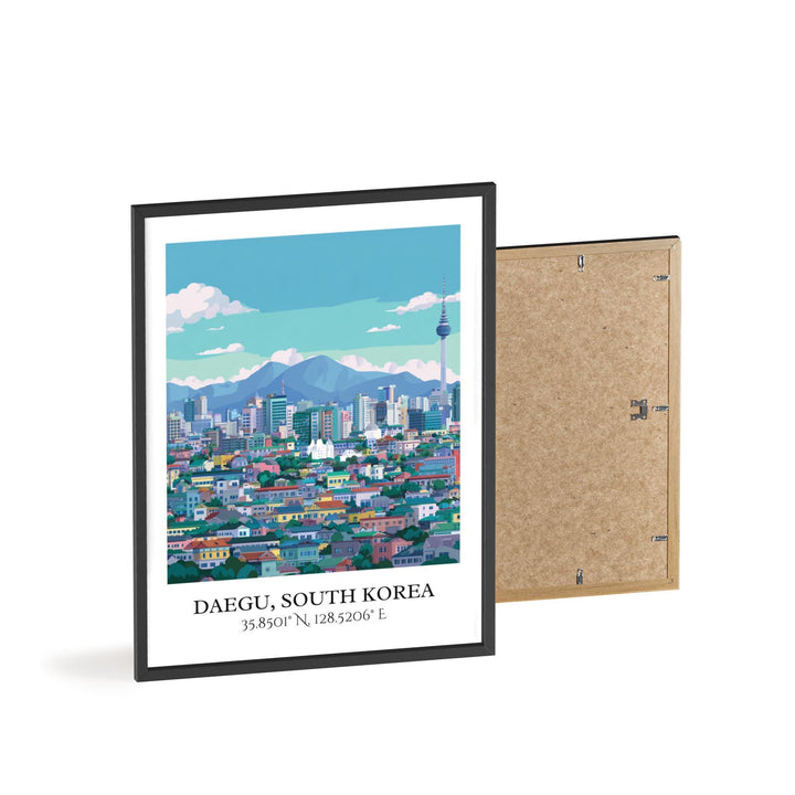 Daegu, South Korea – Watercolor Art Print