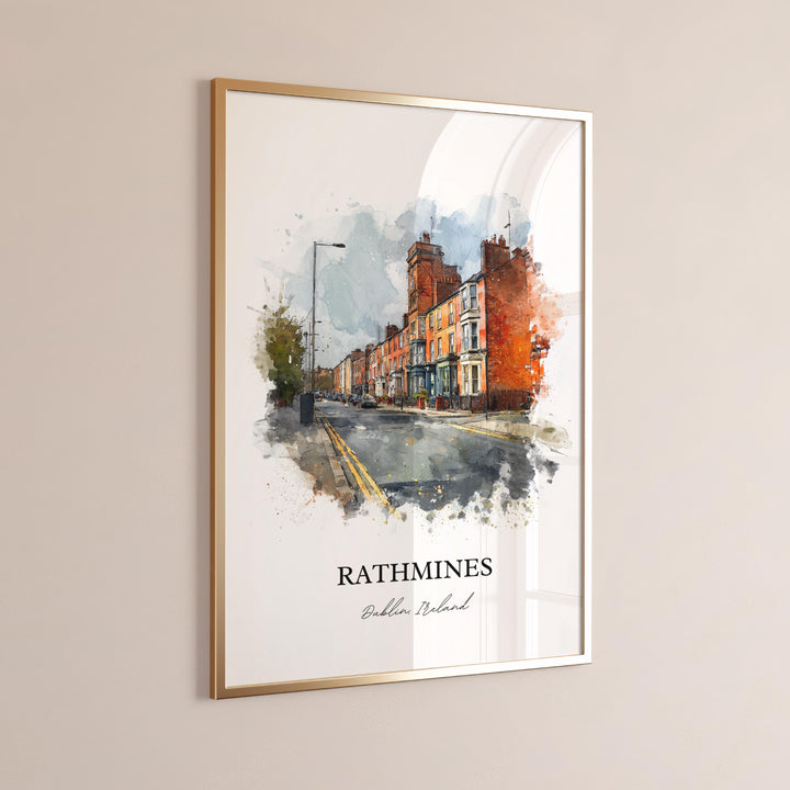 Rathmines, Ireland – Watercolor Art Print