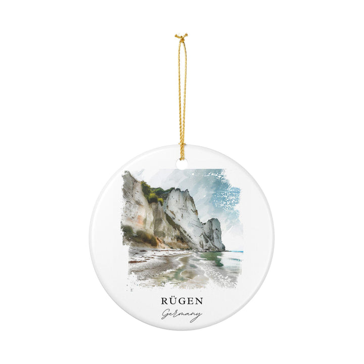 Rugen Germany Ornament: Unique Rugen Germany Souvenir, Germany Xmas Decor, and Authentic Rügen Gift