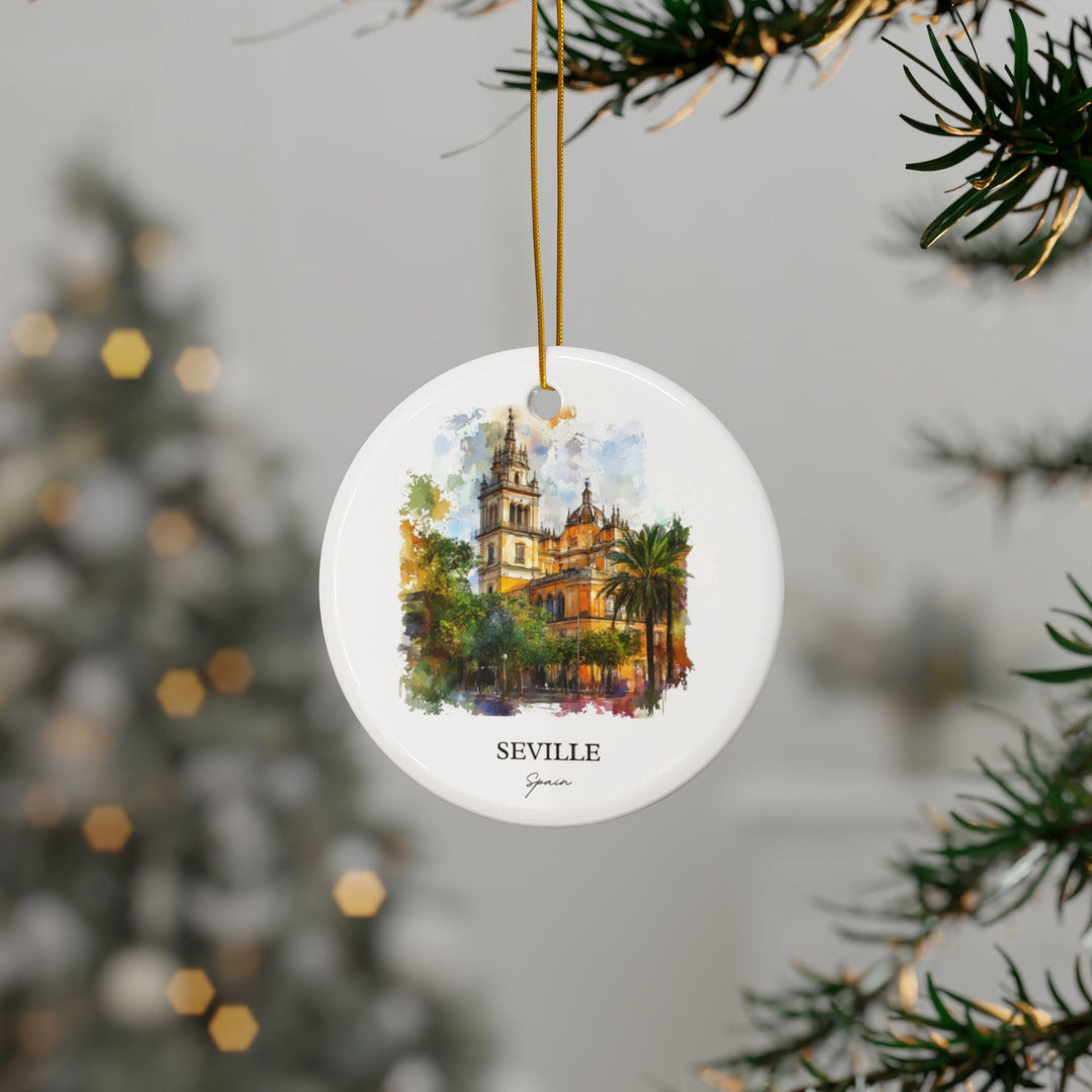 Seville Spain Ornament: Unique Seville Souvenir, Seville Xmas Decor, and Authentic Seville Spain Gift