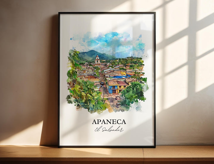 Apaneca, El Salvador – Watercolor Art Print