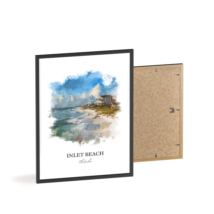 Inlet Beach, FL – Watercolor Art Print