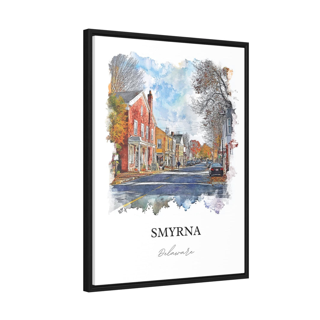 Smyrna DE Wall Art, Dover Delaware Print, Delaware Watercolor Art, Smyrna DE Gift, Travel Print, Travel Poster, Housewarming Gift