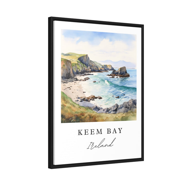 Keem Bay Ireland wall art - Ireland, Keem Bay poster print, Keem Bay Wedding gift, Birthday present, Custom Text, Perfect Gift