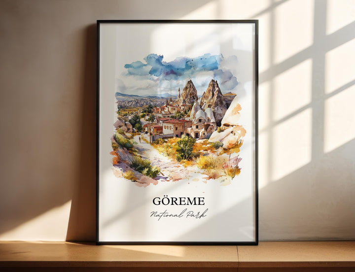 Göreme, Turkey – Watercolor Art Print