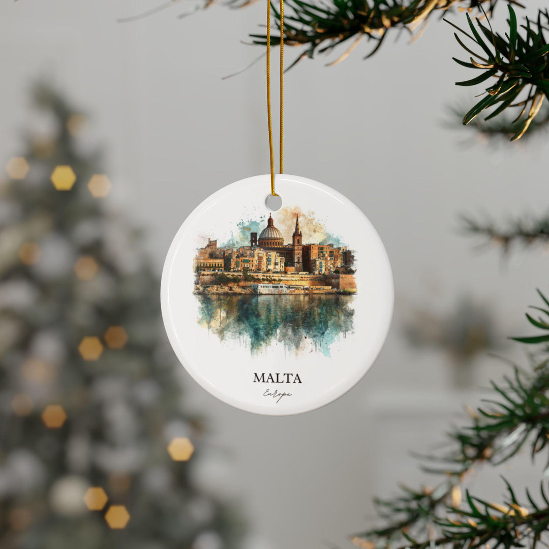Malta Ornament: Unique Malta Souvenir, Malta Xmas Decor, and Authentic Malta Country Gift