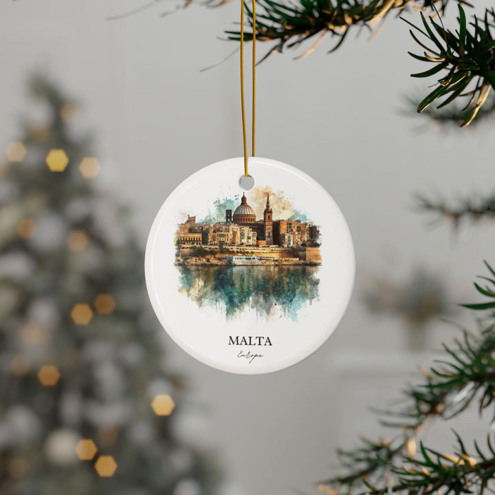 Malta Ornament: Unique Malta Souvenir, Malta Xmas Decor, and Authentic Malta Country Gift