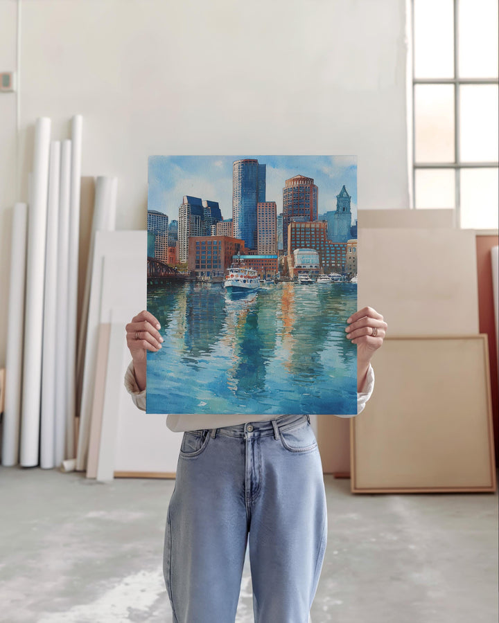Boston, USA – Watercolor Art Print
