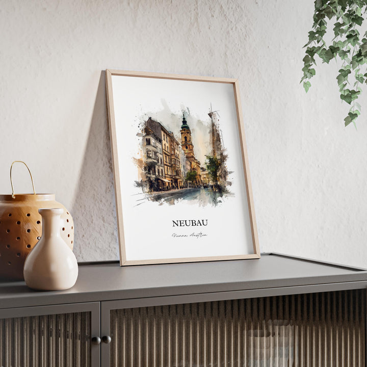 Vienna, Austria – Watercolor Art Print