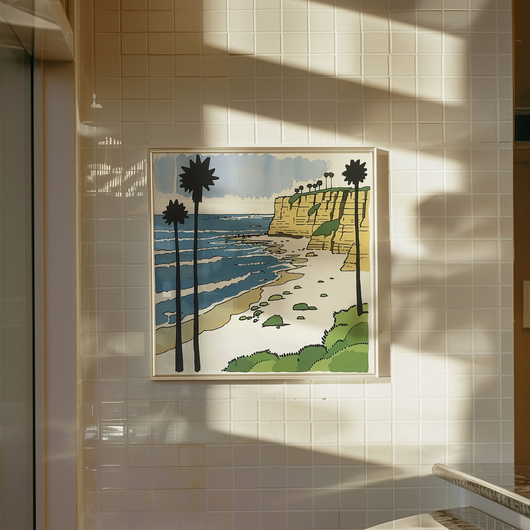 La Jolla Wall Art - California Scenery Print