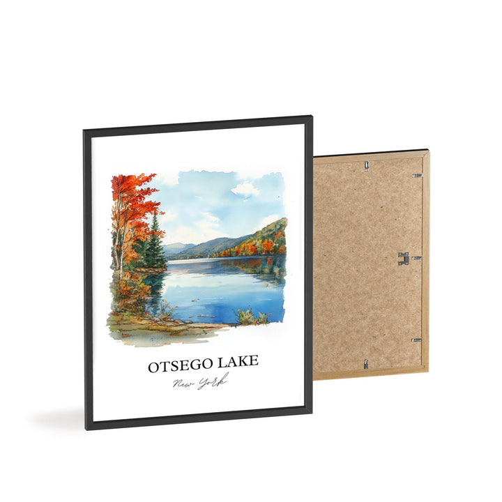 Otsego Lake Wall Art, Susquehanna River Print, Catskill Mountains Artwork, Otsego Lake Gift, Travel Print, Travel Poster, Housewarming Gift