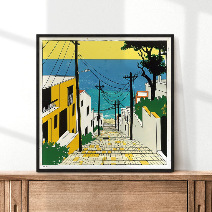 Modern Puerto Rico Art, Puerto Rico Print, Unique Puerto Rico Art, Puerto Rico Gift, Travel Poster, Housewarming Gift