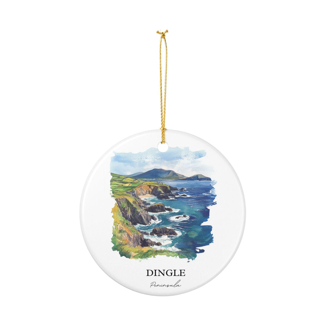 Dingle Peninsula Ornament: Unique Dingle Ireland Souvenir, Ireland Xmas Decor, and Authentic Dingle Ireland Gift