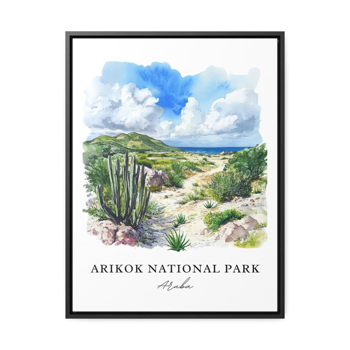 Arikok National Park Wall Art, Arikok Aruba Print, Aruba Watercolor Art, Aruba Gift, Travel Poster, Housewarming Gift