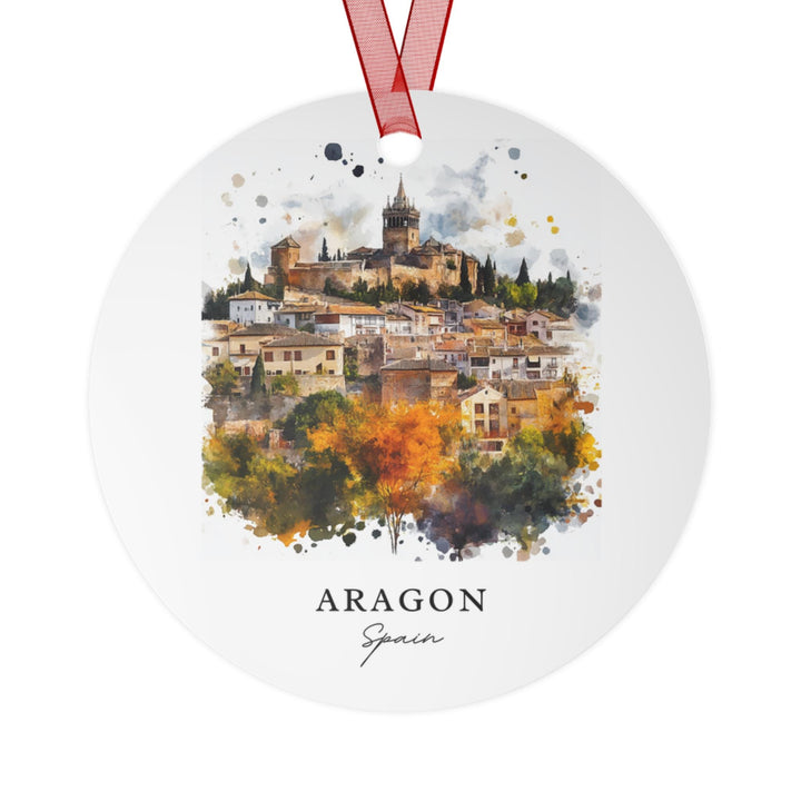 Aragon Spain Ornament: Unique Aragon Souvenir, Aragon Xmas Decor, and Authentic Aragon Espana Gift