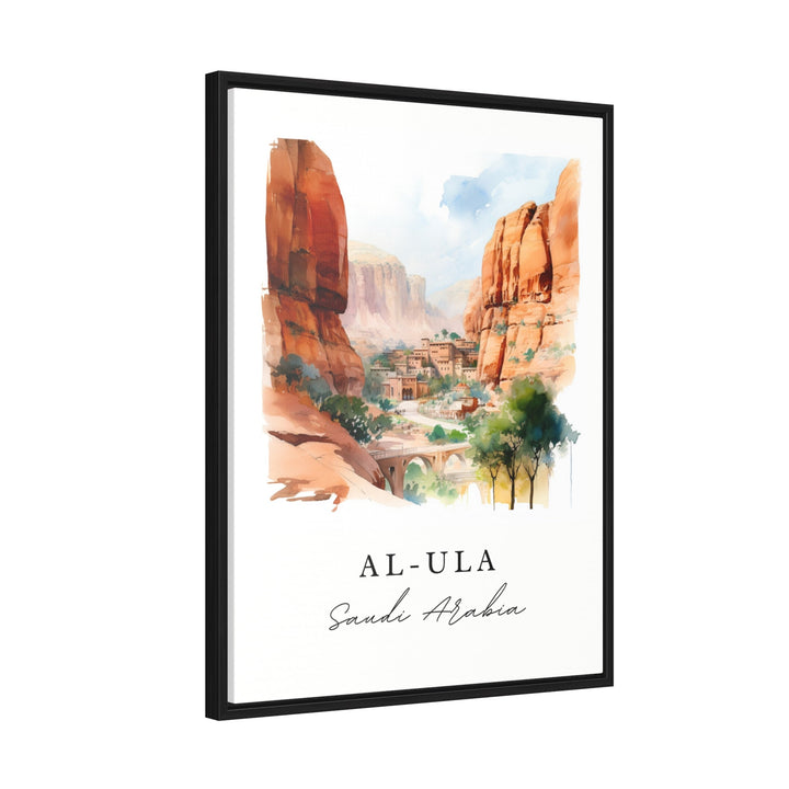 Al-Ula Saudi Arabia wall art - Saudi Arabia, Al-Ula poster print, Al-Ula Wedding gift, Birthday present, Custom Text, Perfect Gift
