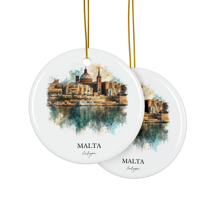 Malta Ornament: Unique Malta Souvenir, Malta Xmas Decor, and Authentic Malta Country Gift
