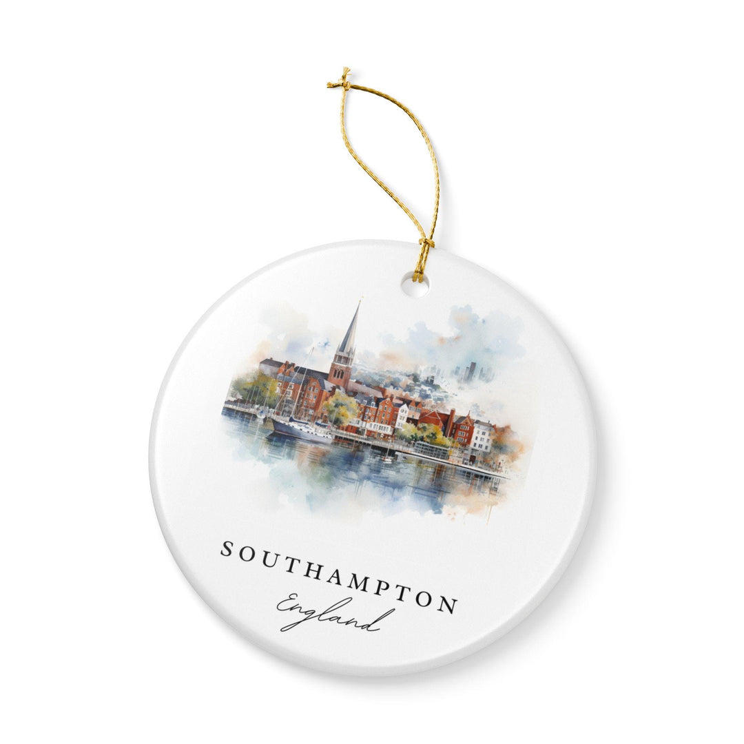 Southampton England Ornament: Unique Southampton Souvenir, Southampton Xmas Decor, and Authentic England Gift