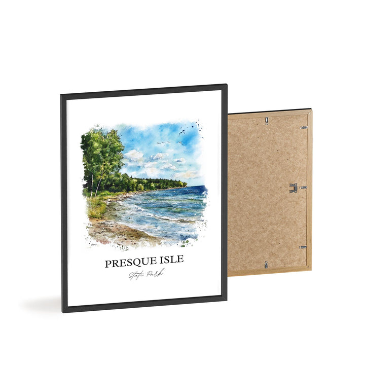 Presque Isle Wall Art, Millcreek PA Print, Lake Erie PA Art, Presque Isle State Park Gift, Travel Print, Travel Poster, Housewarming Gift