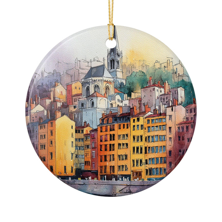 Lyon France Ornament: Unique Lyon Souvenir, Lyon France Xmas Decor, and Authentic Lyon France Gift