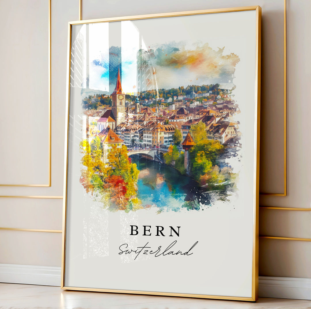 Bern Wall Art - Switzerland Print