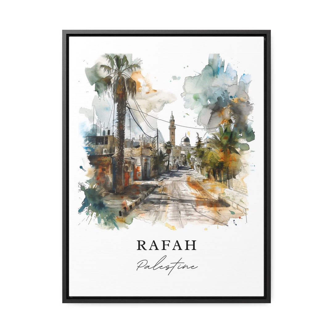 Rafah Wall Art, Palestine Print, Palestine Wall Art, Rafah Gift, Palestine Prints, Travel Poster, Palestine Gift, Housewarming Gift