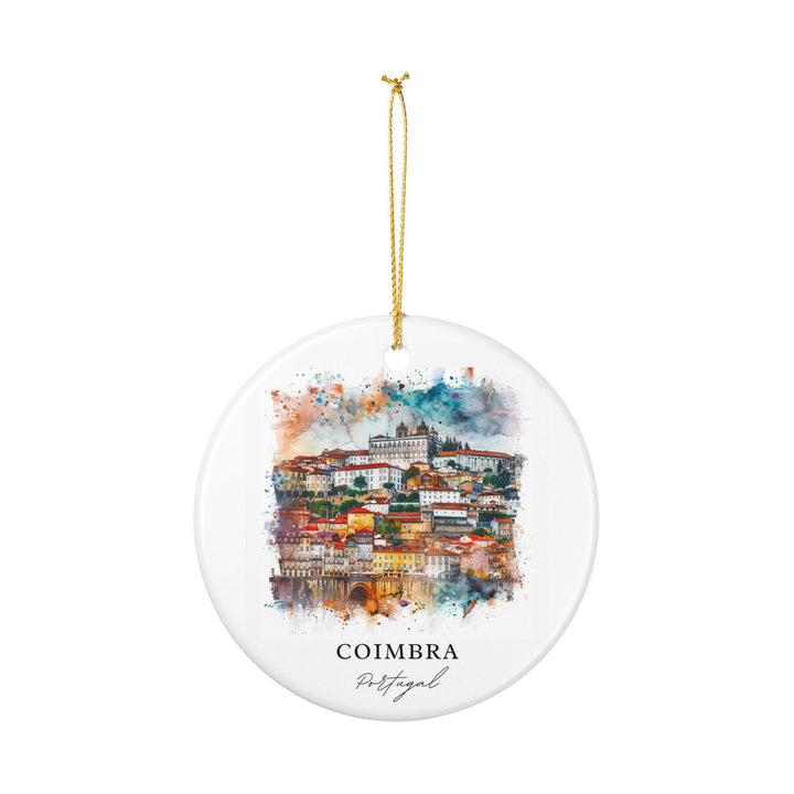 Coimbra, Portugal Ornament: Unique Coimbra Souvenir, Portugal Xmas Decor, and Authentic Portugal Gift