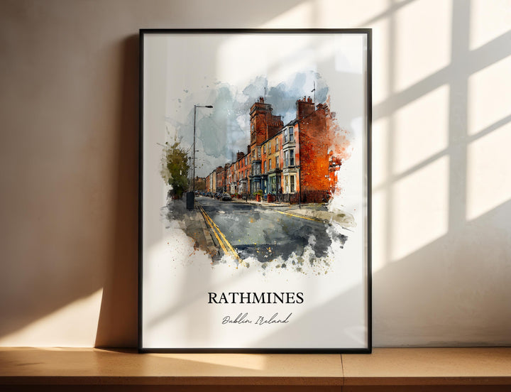 Rathmines, Ireland – Watercolor Art Print