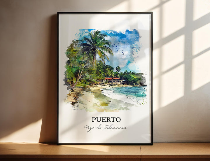Puerto Viejo de Talamanca Art, Playa Negra Print, Costa Rica, Puerto Viejo de Talamanca Gift, Travel Print, Travel Poster, Housewarming Gift