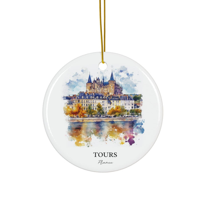 Tours France Ornament: Unique Tours Souvenir, Tours France Xmas Decor, and Authentic France Gift
