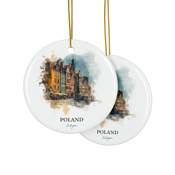 Poland Ornament: Unique Poland Souvenir, Poland Xmas Decor, and Authentic Poland Travel Gift
