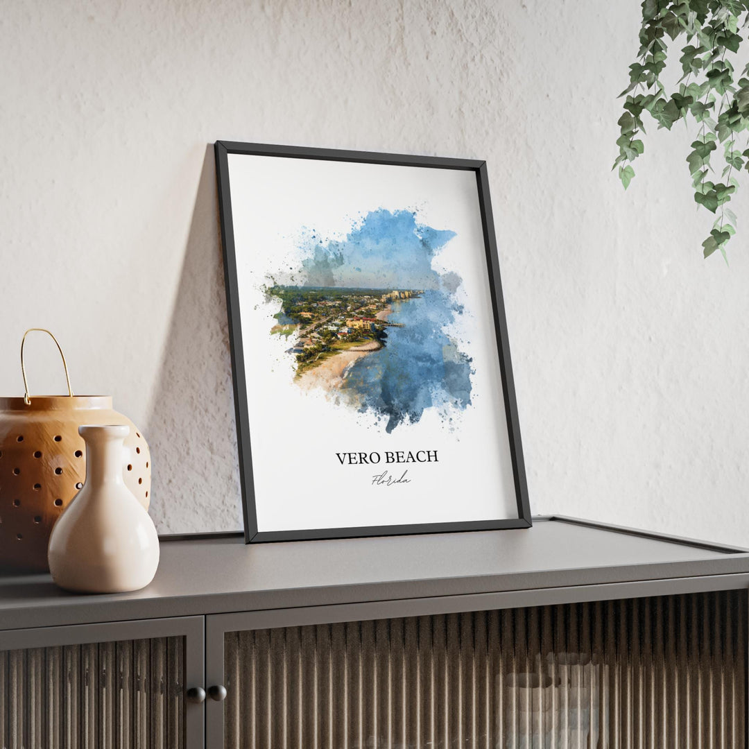Vero Beach, FL – Watercolor Art Print