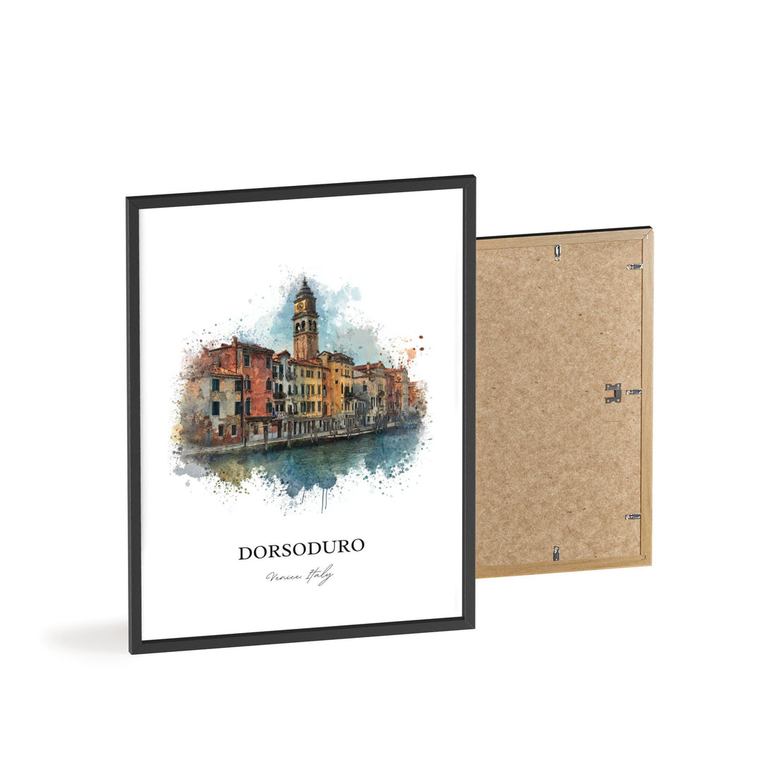 Dorsoduro, Venice Italy – Watercolor Art Print