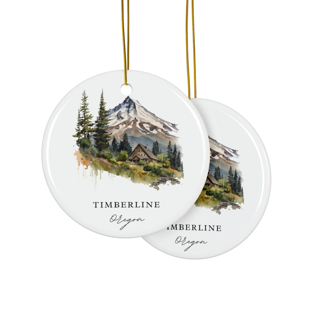 Timberline OR Ornament: Unique Timberline Souvenir, Timberline Xmas Decor, and Authentic Timberline Oregon Gift