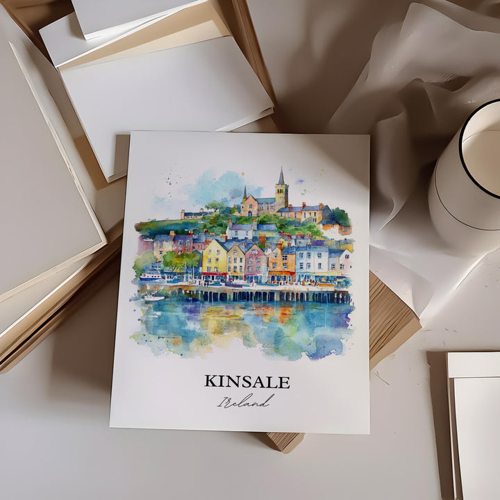 Kinsale, Ireland – Watercolor Art Print