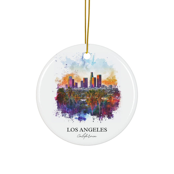 Los Angeles Ornament: Unique LA Souvenir, LA Xmas Decor, and Authentic Los Angeles Gift