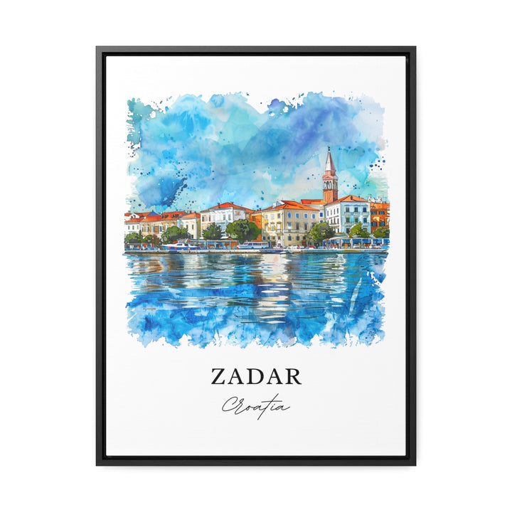 Zadar Wall Art, Zadar Croatia Print, Zadar Watercolor, Zadar Croatia Gift,