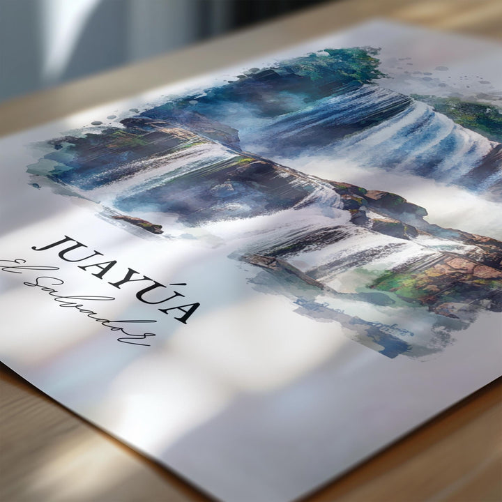 Juayúa, El Salvador – Watercolor Art Print