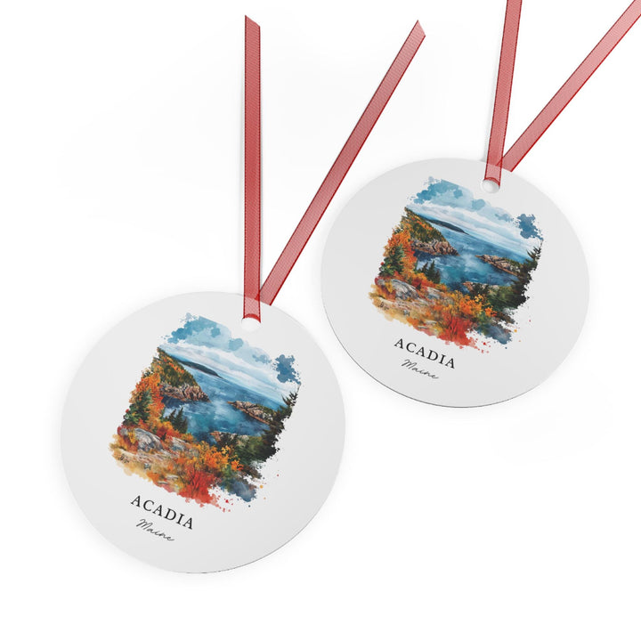 Acadia, Maine Christmas Ornament