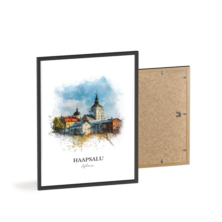 Haapsalu, Estonia – Watercolor Art Print