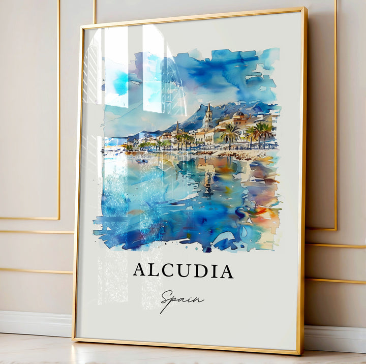 Alcudia Wall Art - Spain Print